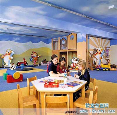 幼儿园活动室布置:玩具区